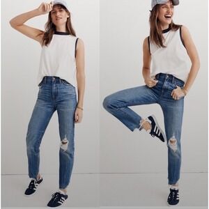 Madewell The Perfect Summer Jean Size 25 Distressed Raw Hem